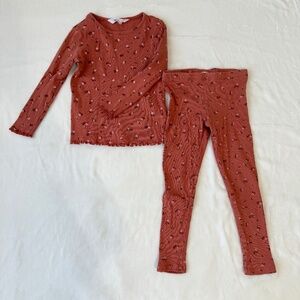 H&M gitl 5t cotton pajama set